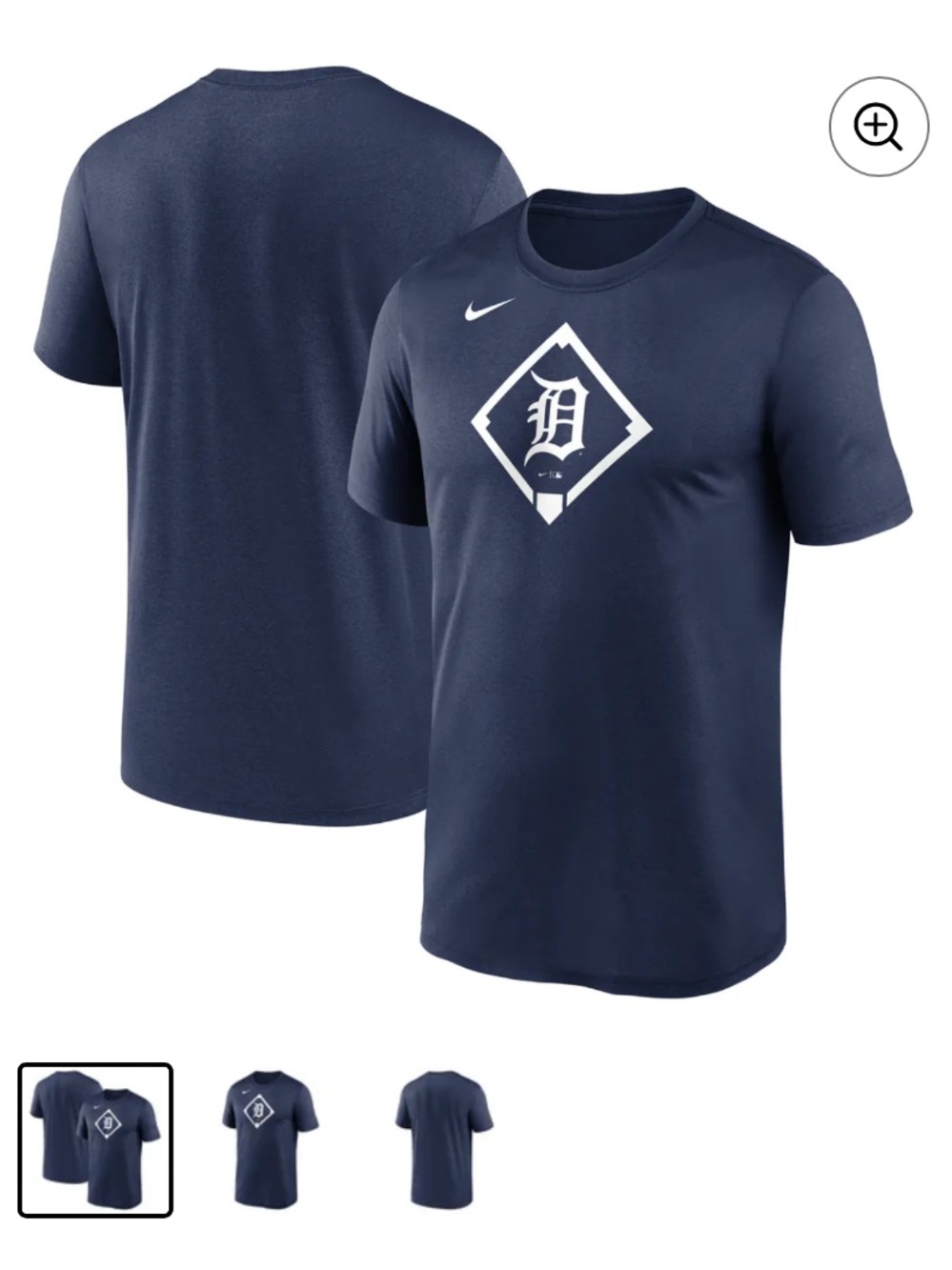 Detroit Tigers Nike Icon Legend Dri-Fit T-Shirt in Navy